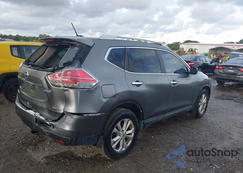 2016 Nissan Rogue Sv из США, поврежденный, VIN KNMAT2MT3GP593012